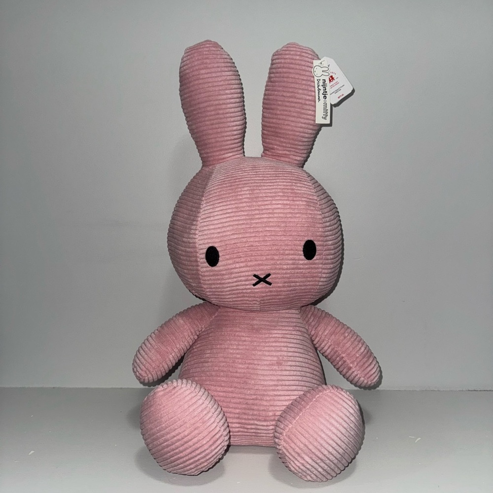 Miffy ECO CORDUROY PLUSH PINK 20”